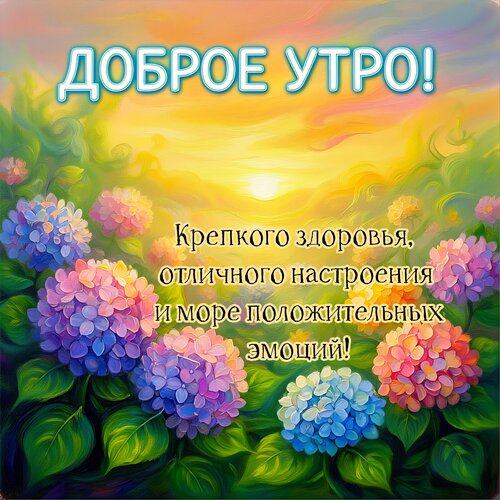 Открытка Доброе утро!
