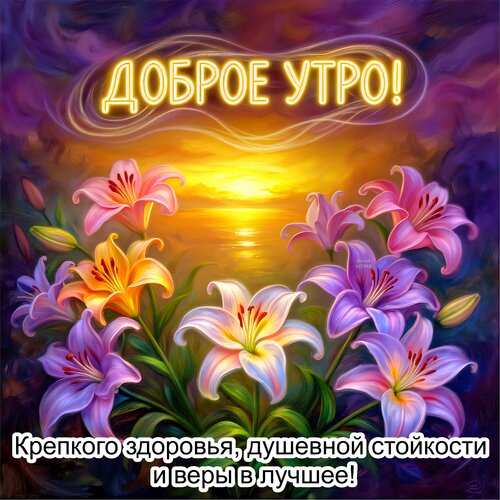 Открытка Доброе утро!