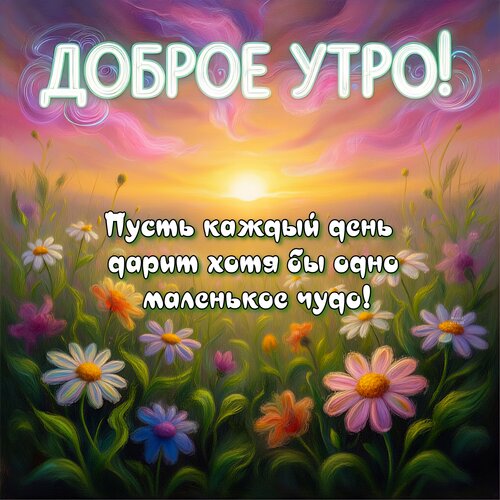 Открытка Доброе утро!