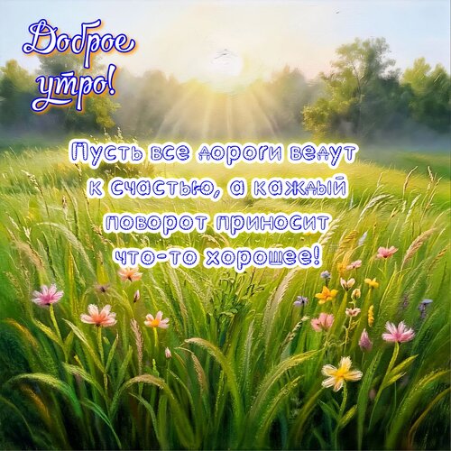 Открытка Доброе утро!