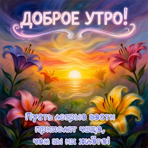 Открытка Доброе утро!
