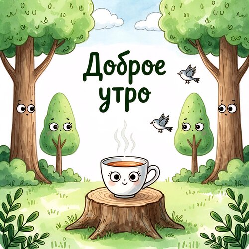 Открытка Доброе утро