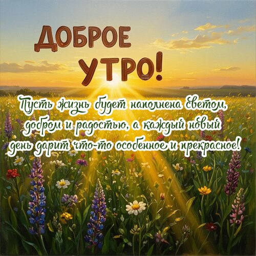 Открытка Доброе утро!