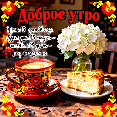 Открытка Доброе утро