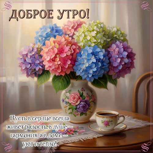 Открытка Доброе утро!