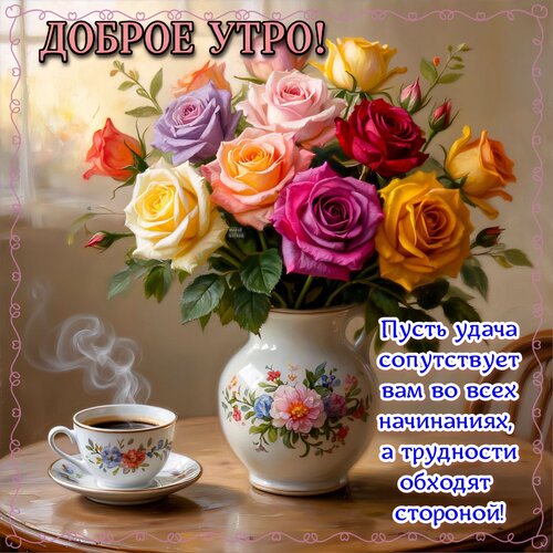 Открытка Доброе утро!
