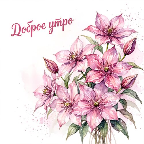 Открытка Доброе утро