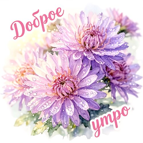 Открытка Доброе утро
