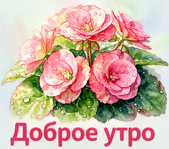 Открытка Доброе утро