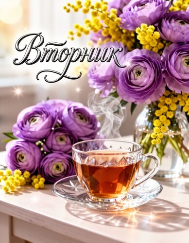 Открытка Вторник