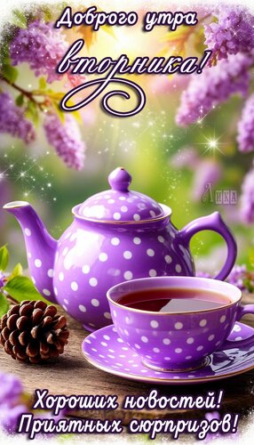 Открытка Вторник