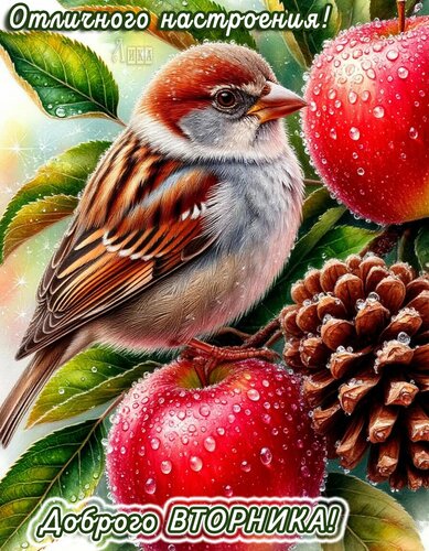 Открытка Вторник