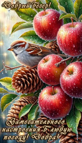 Открытка Добрый вечер