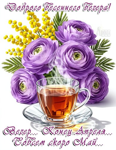 Открытка Добрый вечер! 