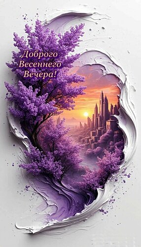 Открытка Добрый вечер!