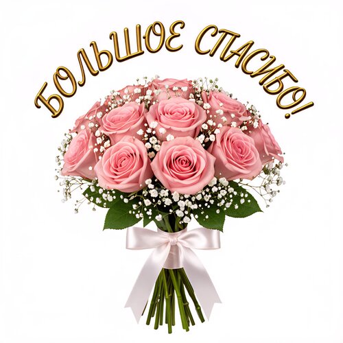 Открытка Большое спасибо!