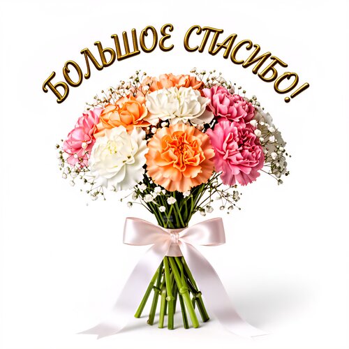 Открытка Большое спасибо!