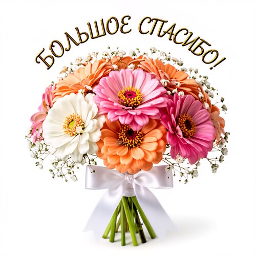 Открытка Большое спасибо!