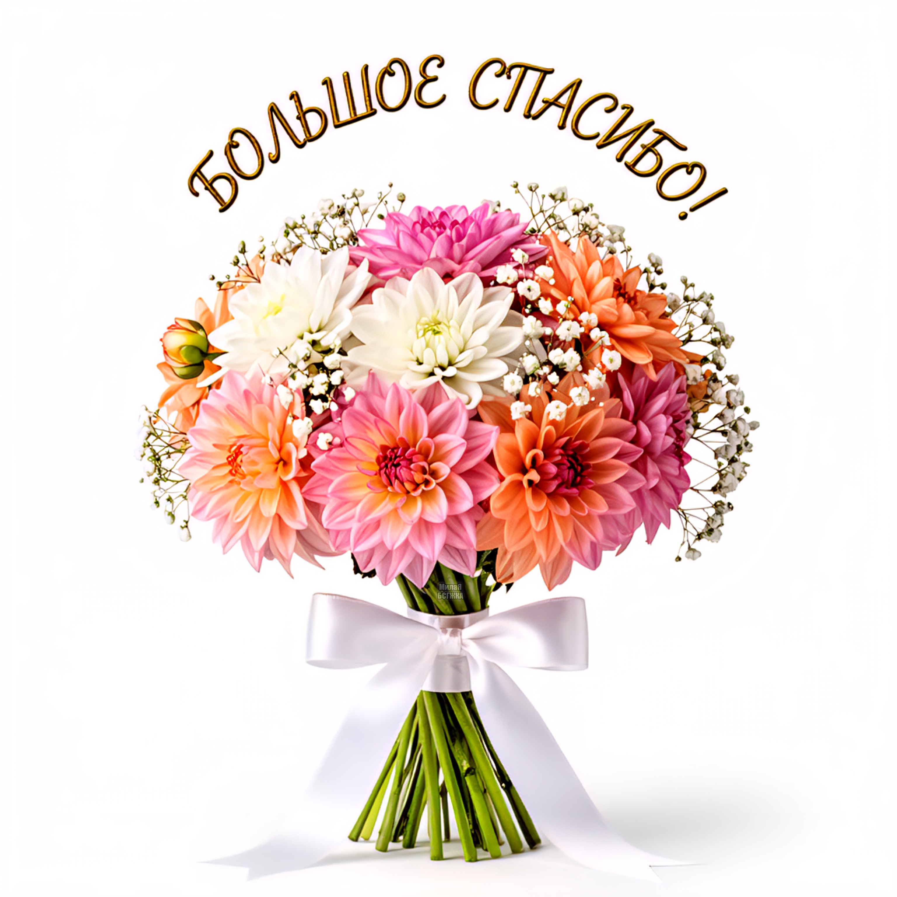 Открытка Большое спасибо!