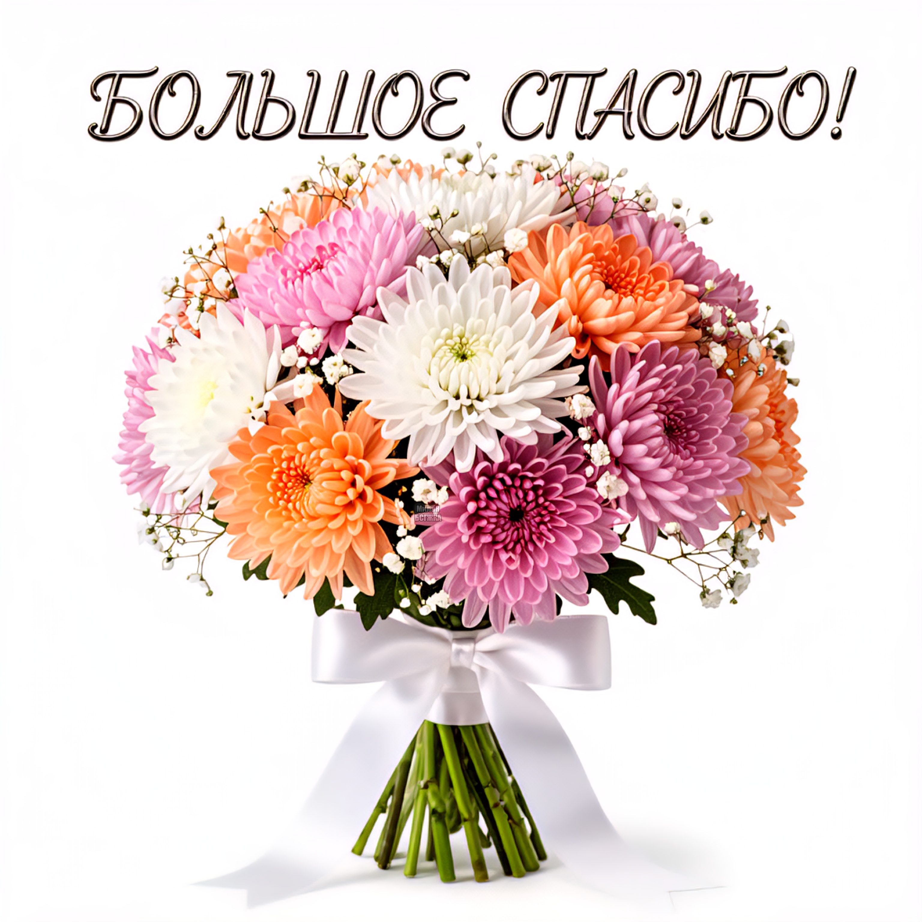 Открытка Большое спасибо!