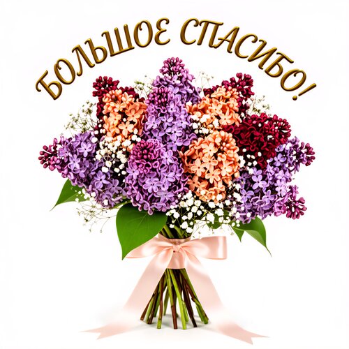 Открытка Большое спасибо!