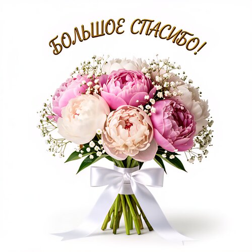 Открытка Большое спасибо!