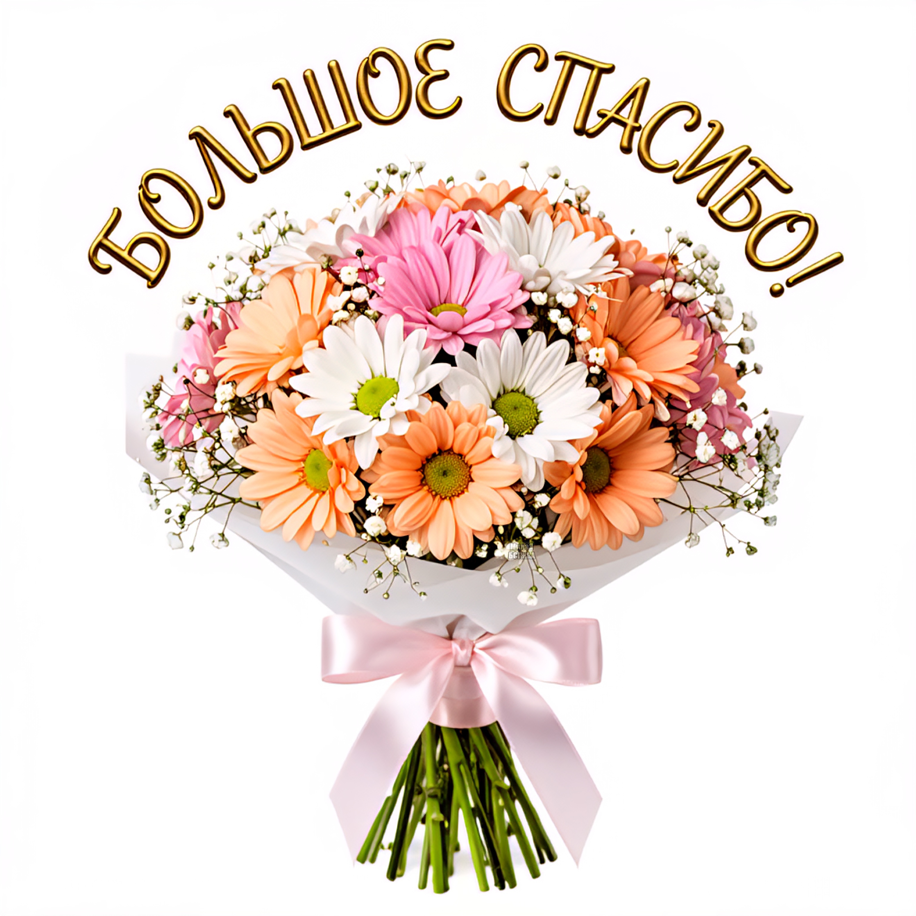 Открытка Большое спасибо!