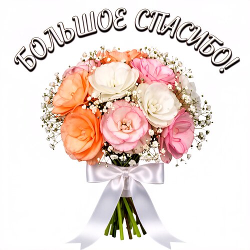 Открытка Большое спасибо!