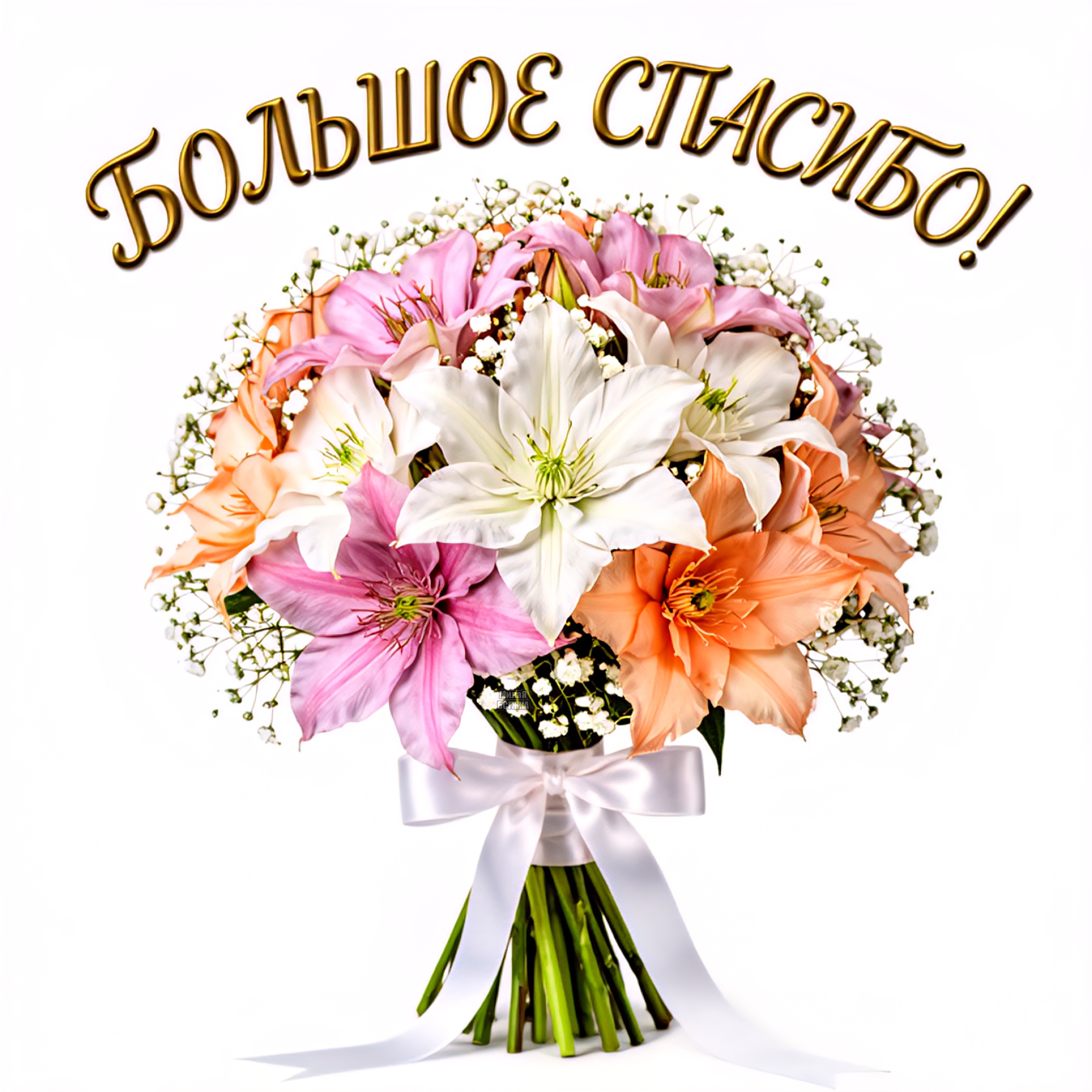 Открытка Большое спасибо!