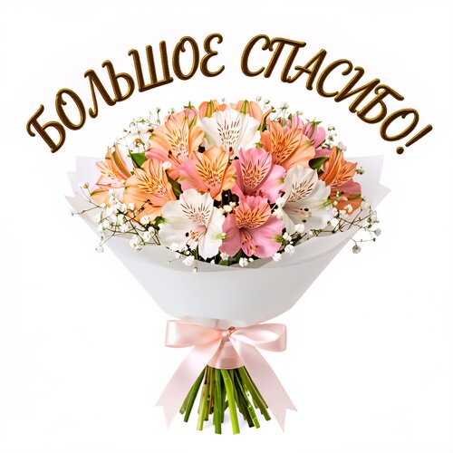 Открытка Большое спасибо!