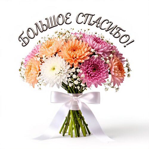 Открытка Большое спасибо!