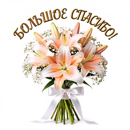 Открытка Большое спасибо!