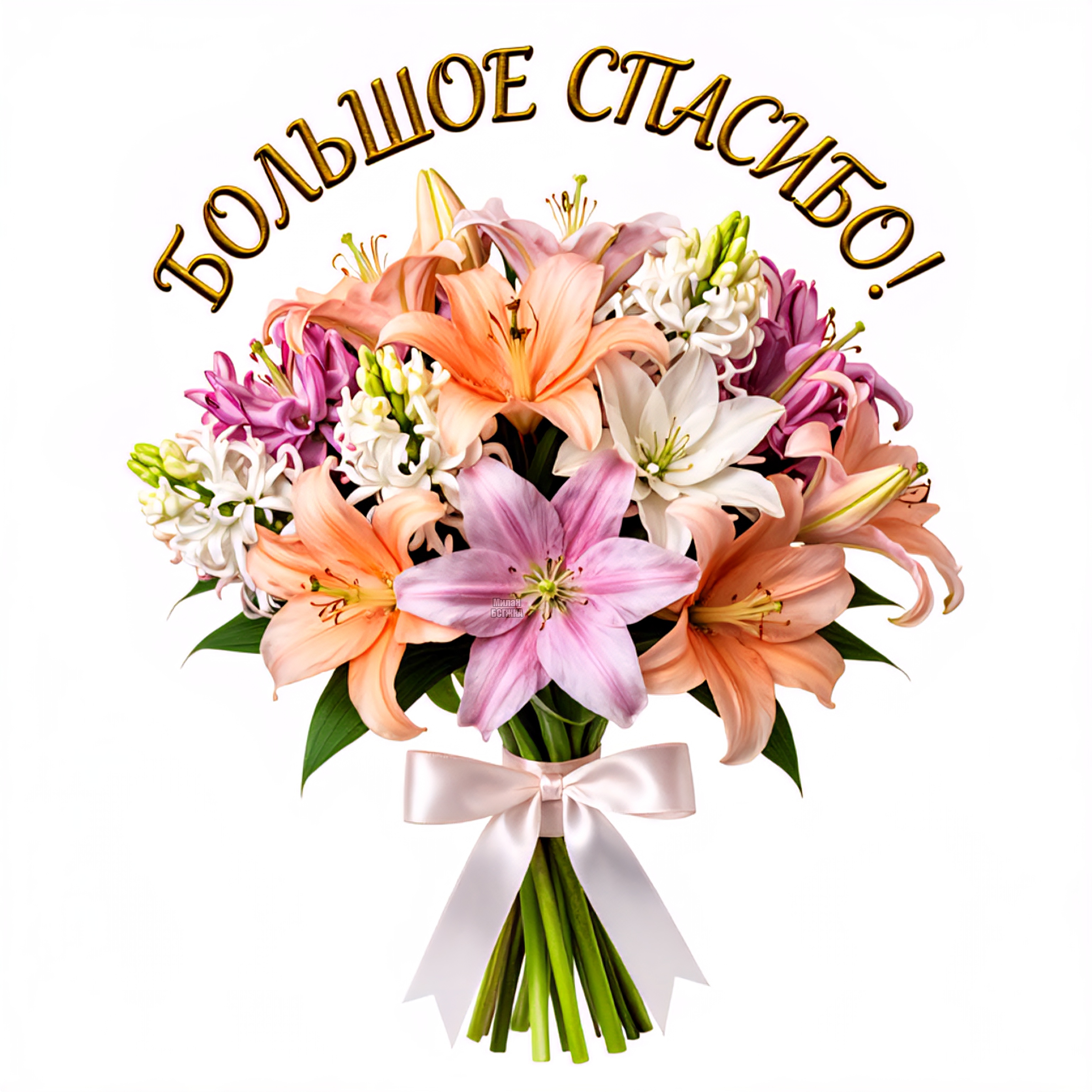 Открытка Большое спасибо!