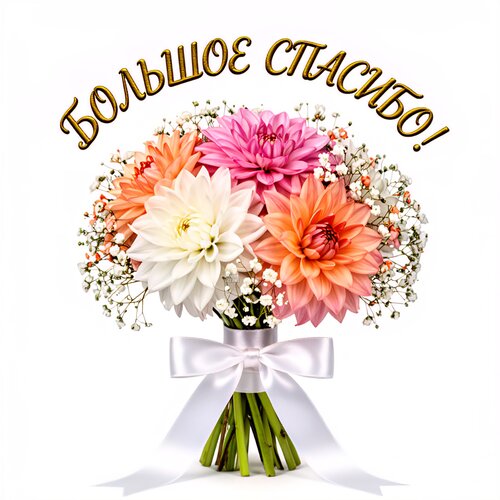 Открытка Большое спасибо!