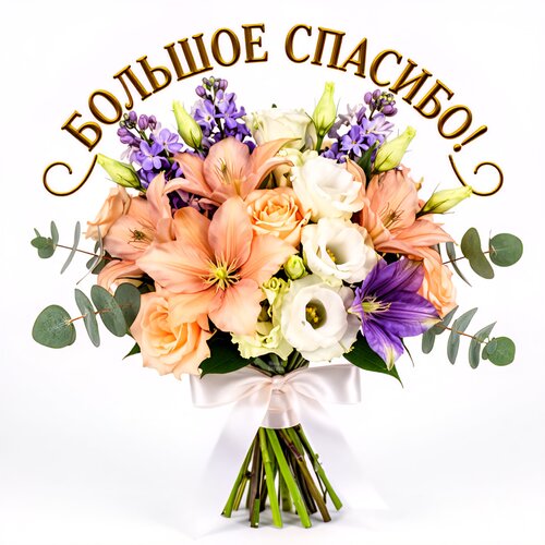 Открытка Большое спасибо!