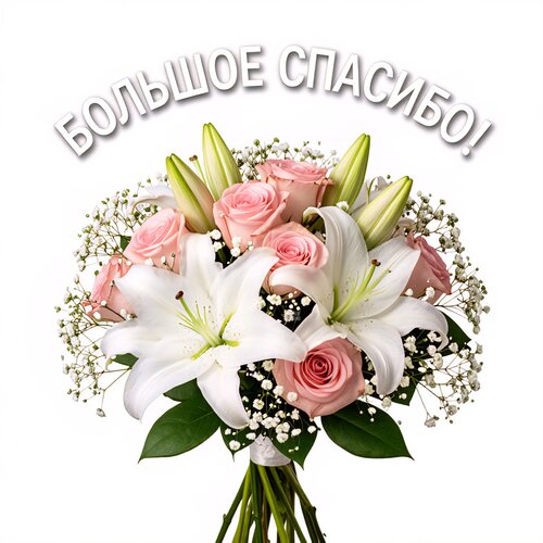 Открытка Большое спасибо!