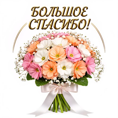 Открытка Большое спасибо!