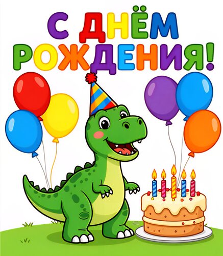 Открытка С днем рождения!