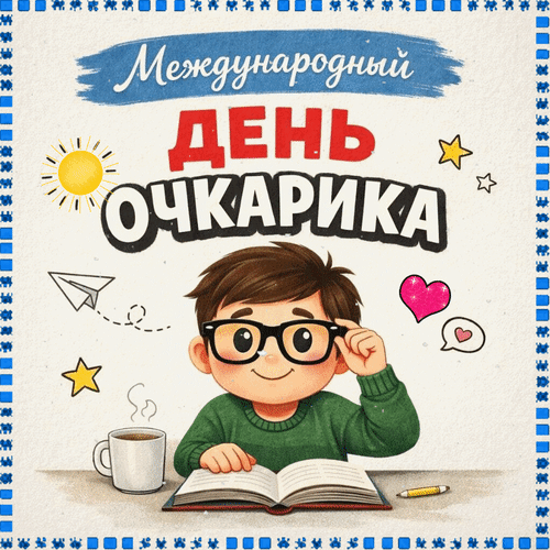 Открытка Международный день очкарика
