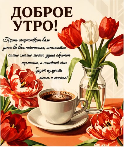 Открытка Доброе утро!
