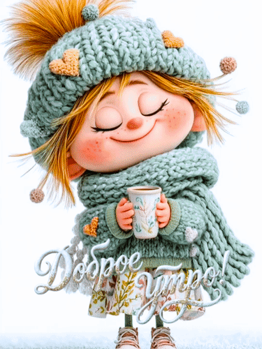 Анимированная открытка Доброе утро!