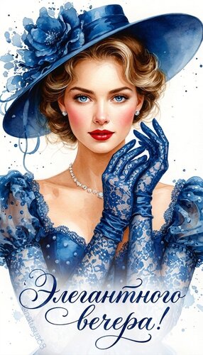 Открытка Элегантного вечера!