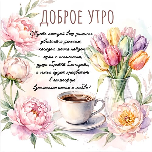 Открытка Доброе утро