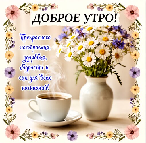 Открытка Доброе утро!