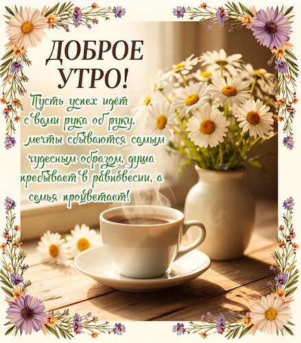 Открытка Доброе утро!