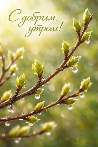 Открытка Доброе утро