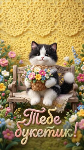 Открытка Тебе букетик!