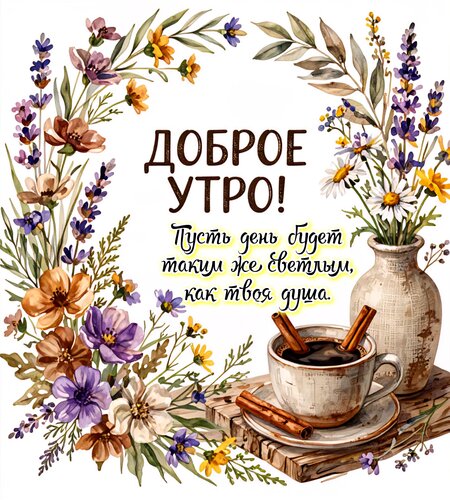 Открытка Доброе утро!