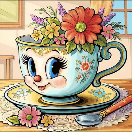 Анимированная открытка Доброе утречко!