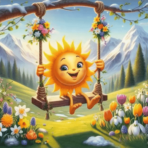 Анимированная открытка Солнечного дня!